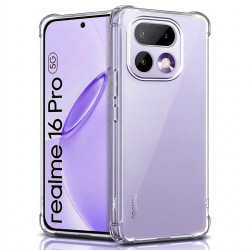 Techsuit Shockproof Clear Silicone Realme 16 Pro Clear