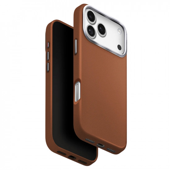 UNIQ Lyden Leatherette Case iPhone 17 Pro Brown UNIQ Lyden Leatherette Case iPhone 17 Pro Brown