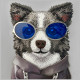 Nimmy Glasses Cool Dog iPhone 17 Case Gray