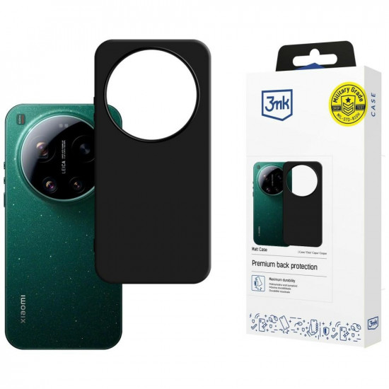 3MK Matt Case for Xiaomi 17 Ultra, black 3MK Matt Case for Xiaomi 17 Ultra, black