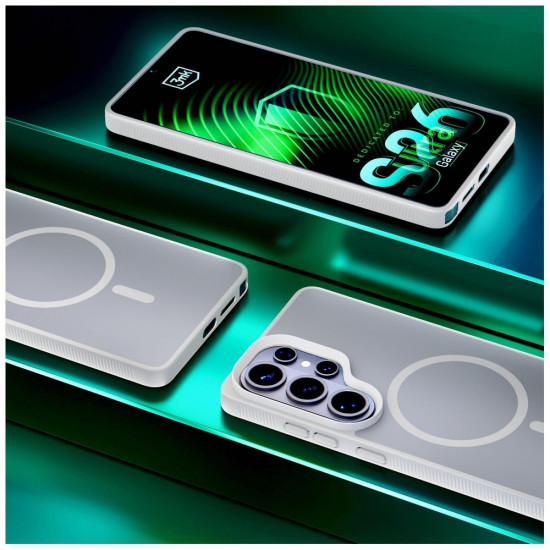 3MK Smoke MagCase for Samsung Galaxy S26 Ultra white