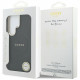 Case Guess Saffiano Peony Embossed Ring MagSafe for Samsung Galaxy S26 Ultra black