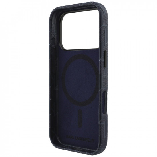 Case Karl Lagerfeld Monogram logo MagSafe for iPhone 17 Pro Max blue Case Karl Lagerfeld Monogram logo MagSafe for iPhone 17 Pro Max blue