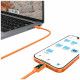 Cable USAMS SJ773 PD 60W USB-C/USB-C 1.2m orange