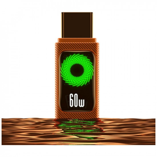 Cable USAMS SJ773 PD 60W USB-C/USB-C 1.2m orange