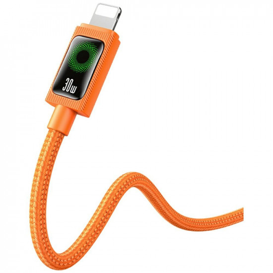 Cable USAMS SJ774 PD 30W USB-C/Lightning 1.2m orange