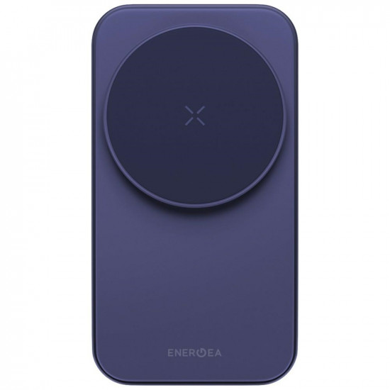 Wireless charger Energea MagTrio 2 3-in-1 Qi2 25W foldable blue