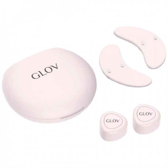GLOV LunaEye LED eye patches with charging case