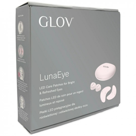 GLOV LunaEye LED eye patches with charging case