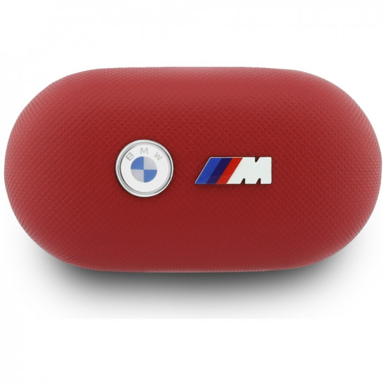 Headphones Bluetooth TWS BMW Metal Logo ENC red