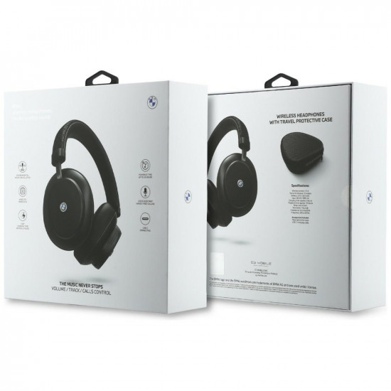 BMW headphones Metal Logo MK Bluetooth ENC black