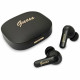 Earphones TWS Guess Script Metal Logo black