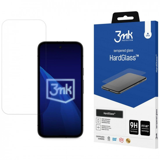 Tempered Glass 3MK HardGlass for Google Pixel 10A Tempered Glass 3MK HardGlass for Google Pixel 10A