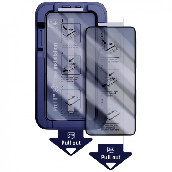 3MK HardGlass Max Privacy Glass for Samsung Galaxy S26 Black