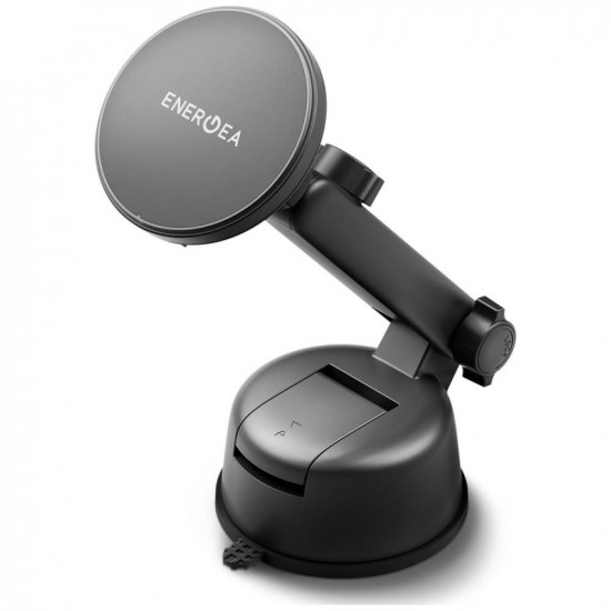 Inductive Charger Energea Magdrive Kit 15W for windshield/vent grille/dashboard black