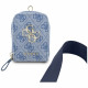 Universal lanyard with wallet Guess 4G Metal Logo blue