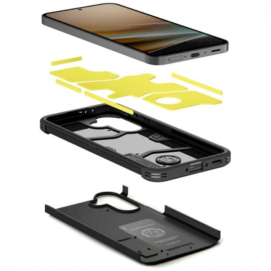 Spigen Tough Armor case for Samsung Galaxy A37 5G black matte