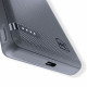 3mk Pocket Power Bank Type C, 5000mAh, 2.4A MAX, 12W, ABS, Eco leather Black
