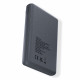 3mk Pocket Power Bank Type C, 5000mAh, 2.4A MAX, 12W, ABS, Eco leather Black