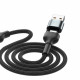 3mk Data Cable Hyper N Series 6in1 USB C/USB Male, USB C Female to USB C, Lightning, Micro, 18W, 9V/2A, 1.2m Black
