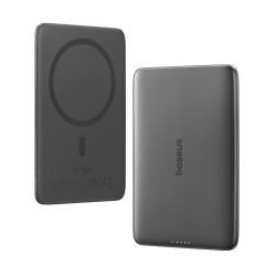 Baseus Power Bank PicoGo AM41 (P1007680C123 00) USB C 60W Cable Included, MagSafe, 5000mAh, LED Indicator Black