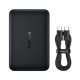 Baseus Magnetic Power Bank EnerFill FM11 (P1008210E123 00) USB C Cable, Ultra Mini, Type C 22.5W, 10000mAh Black