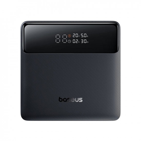 Baseus Power Bank Blade H1 Lite (P10021604123 00) Type C Cable Included, 4 Port Output, 100W, 20.000mAh, Digital Display Black
