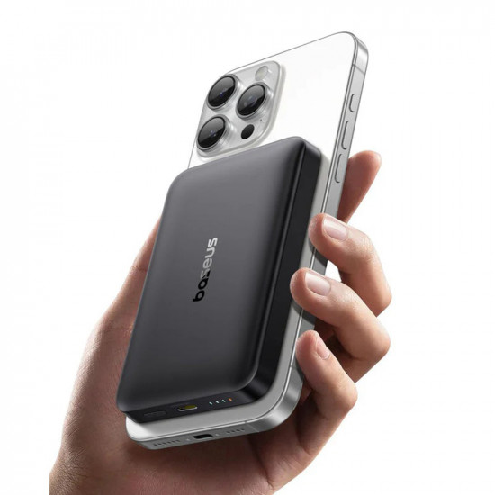 Baseus Power Bank EnerFill FM12 (E0028500) Magnetic, Qi2 Technology, 10.000mAh, 22.5W Cosmic Black