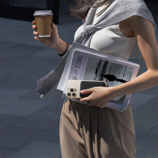 Baseus Magnetic Power Bank EnerFill FM11 (E0026602) Type C Cable Included, Ultra Mini Design, 10.000mAh, 22.5W Space Grey