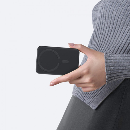 Baseus Magnetic Power Bank EnerFill FM11 (E0026602) Type C Cable Included, Ultra Mini Design, 10.000mAh, 22.5W Space Grey