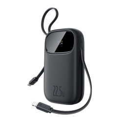 Baseus Power Bank EnerFill FC31 (P10082106123 00) USB, Type C, with Cable, 22.5W, 10000mAh, Digital Display Black