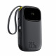 Baseus Power Bank EnerFill FC31 (P10082106123 00) USB, Type C, with Cable, 22.5W, 10000mAh, Digital Display Black
