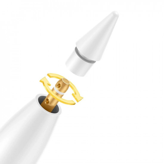 Baseus Stylus Pen Smooth Writing 3 Series (P80080805213 01) Rechargeable, Type C, LDS Technology, Palm Rejection White