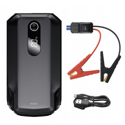 Baseus Car Jump Starter Super Energy Max (C0120500) 20000mAh, 12V, for up to 8L Gasoline / 4L Diesel Cosmic Black