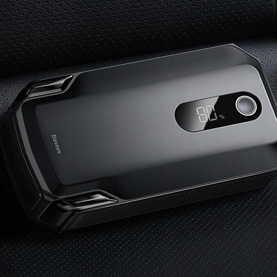 Baseus Car Jump Starter Super Energy Max (C0120500) 20000mAh, 12V, for up to 8L Gasoline / 4L Diesel Cosmic Black