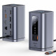 Baseus 11in1 Docking Station Spacemate Series (B0112701) Triple 4K Display, 10Gbps, PD100W Fast Charging Space Grey