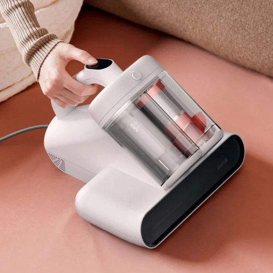 Deerma Cordless Vacuum Cleaner (CM980W) 13000Pa, 450W, 0.6L, HEPA Filter, UV C Lamp, 60C High Temp 4D Bed Heating White