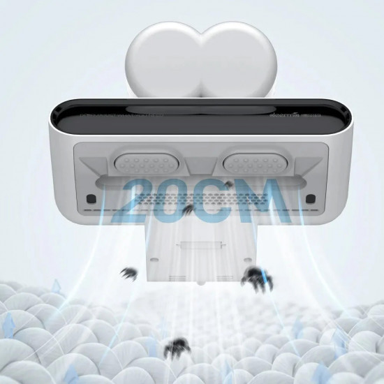 Deerma Cordless Vacuum Cleaner (CM980W) 13000Pa, 450W, 0.6L, HEPA Filter, UV C Lamp, 60C High Temp 4D Bed Heating White