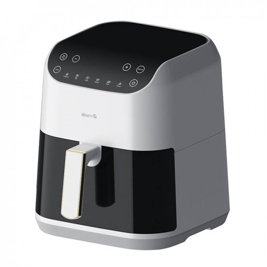 Deerma Air Fryer (DEM KZ130W) 5.5l, 6x Programs, Temperature Range 80 200°C, Cooking Scheduling Feature, 1300W White