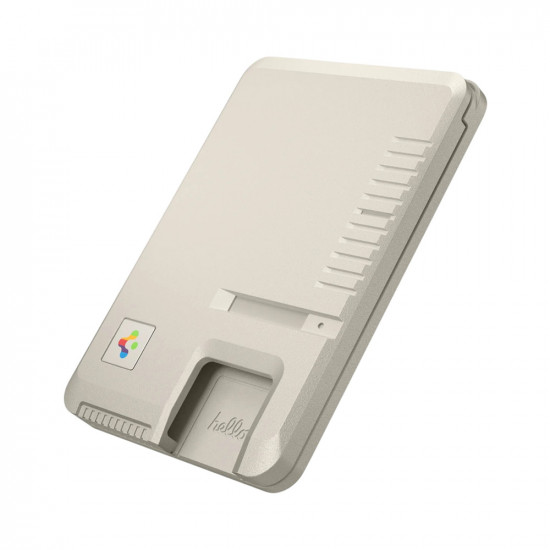 Spigen Classic LS Mag Fit Wallet with Magsafe (AFA10949) Easy Access, Retro Silhouette, Slim Design Stone