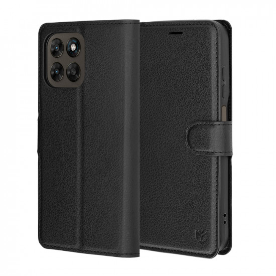 Techsuit Leather Folio Motorola Moto G77 / G67 Black Techsuit Leather Folio Motorola Moto G77 / G67 Black