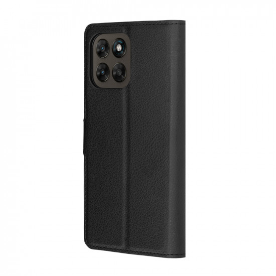 Techsuit Leather Folio Motorola Moto G77 / G67 Black Techsuit Leather Folio Motorola Moto G77 / G67 Black