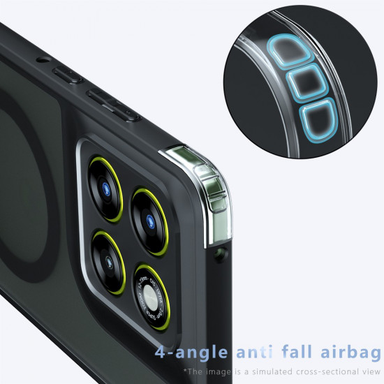 Techsuit PureFrost MagSafe Motorola Signature Frosted Black