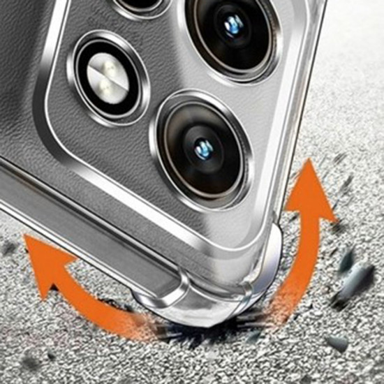 Techsuit Shockproof Clear Silicone Motorola Edge 70 Fusion Clear Techsuit Shockproof Clear Silicone Motorola Edge 70 Fusion Clear