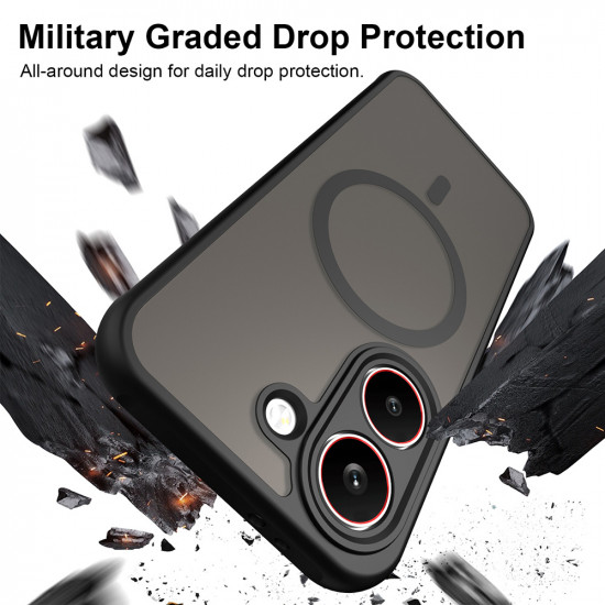 Techsuit HaloFrost II MagSafe Xiaomi Poco X8 Pro Black Techsuit HaloFrost II MagSafe Xiaomi Poco X8 Pro Black