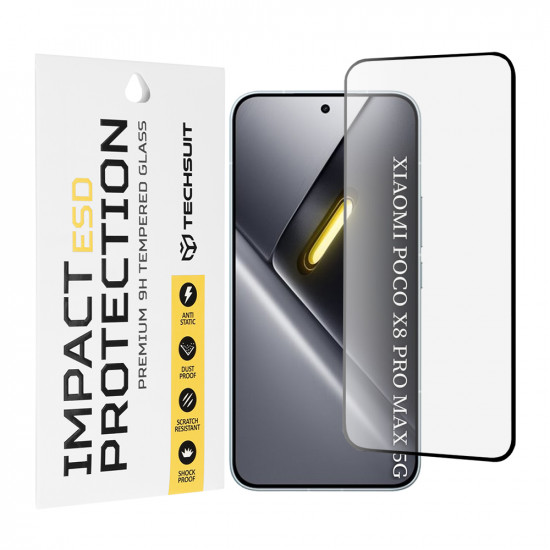Techsuit ESD Glass Xiaomi Poco X8 Pro Max Black