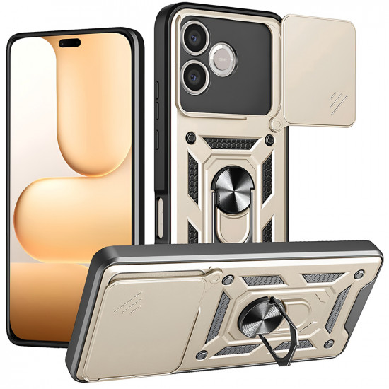 Techsuit CamShield Series Honor 600 Lite Gold
