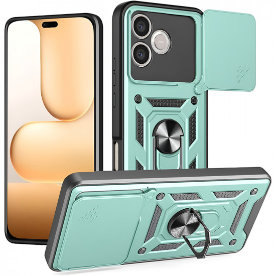 Techsuit CamShield Series Honor 600 Lite Green Techsuit CamShield Series Honor 600 Lite Green
