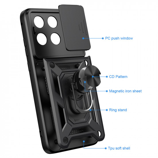 Techsuit CamShield Series Motorola Edge 70 Fusion Blue
