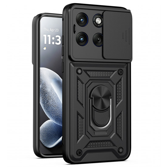 Techsuit CamShield Series Motorola Edge 70 Fusion Black